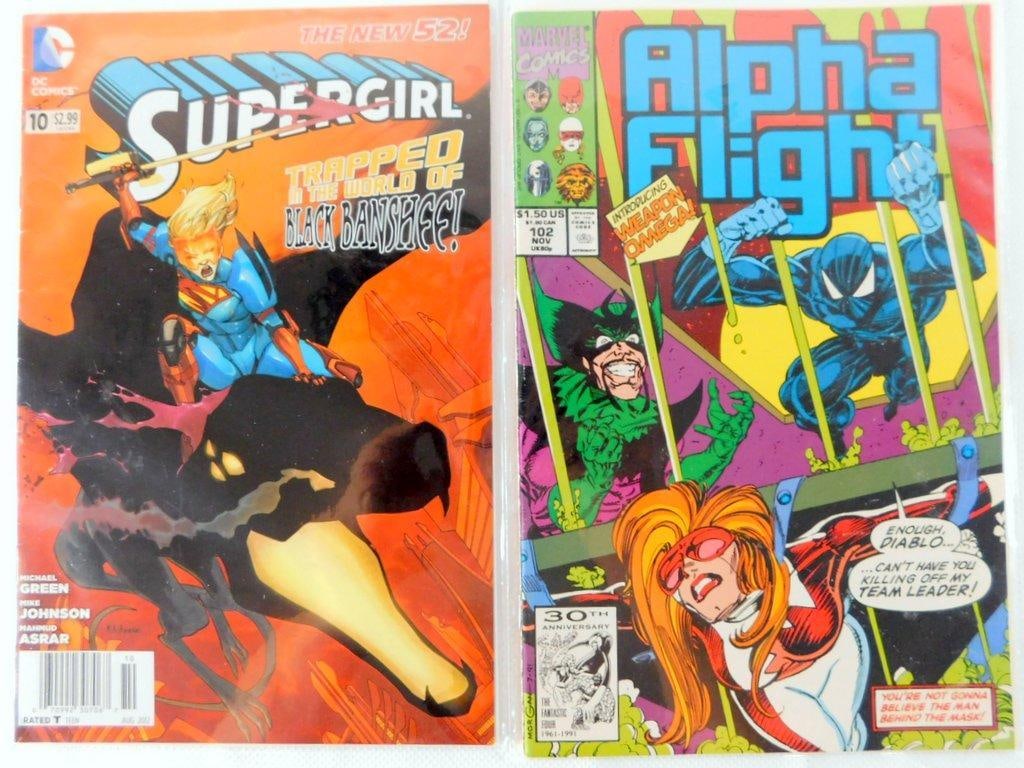 (Lot of 4) Comic Books Featuring DC and Marvel Titles, Teen Titans, SuperGirl, X-Factor, Alpha Fl... - 2