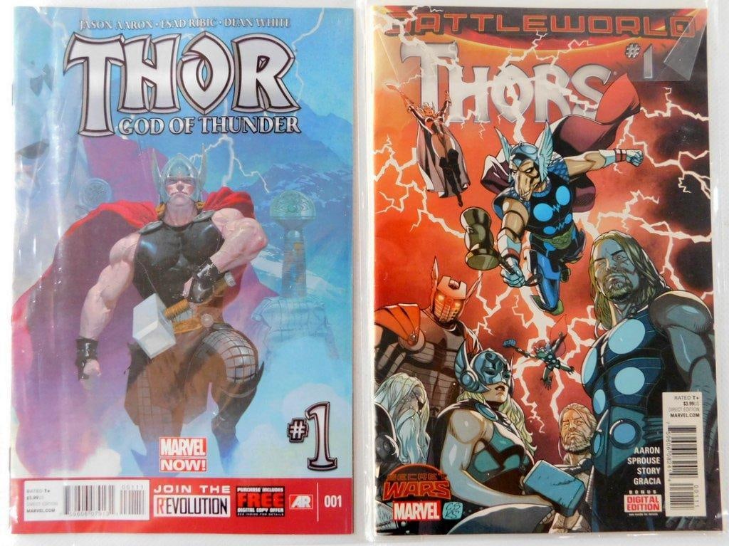 (Lot of 6) Comic Books Including Marvel and DC "What If?", Thor, Namor, and Avengers.1992-2015 - 3