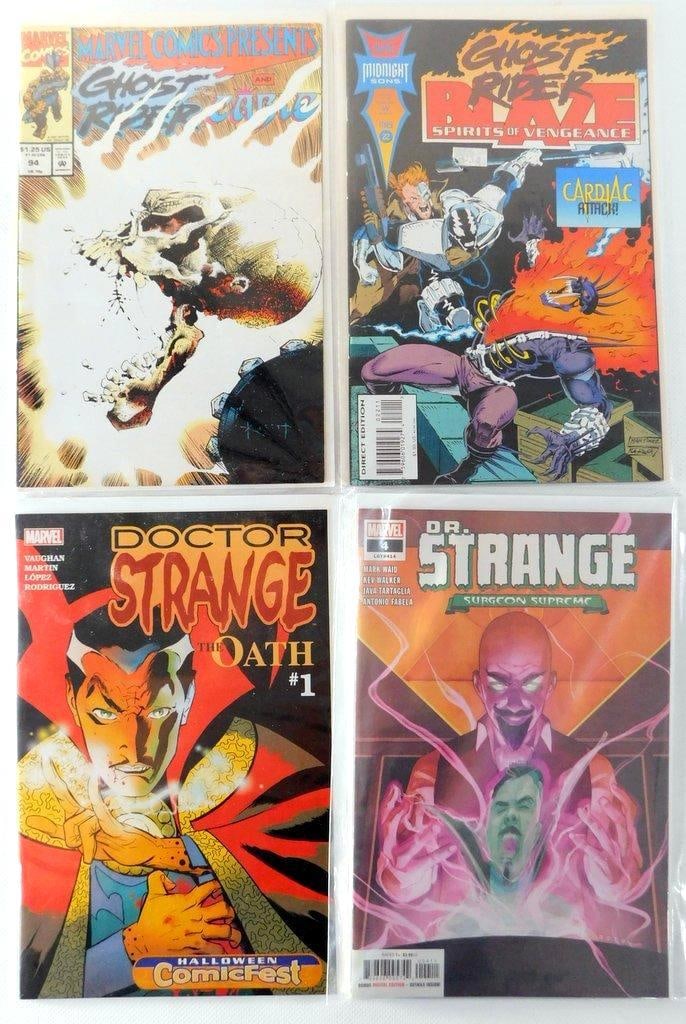 (Lot of 4) Marvel Comics Lot Featuring Ghost Rider, Wolverine, Cable, and Doctor Strange (1991-20... (1 of 3)