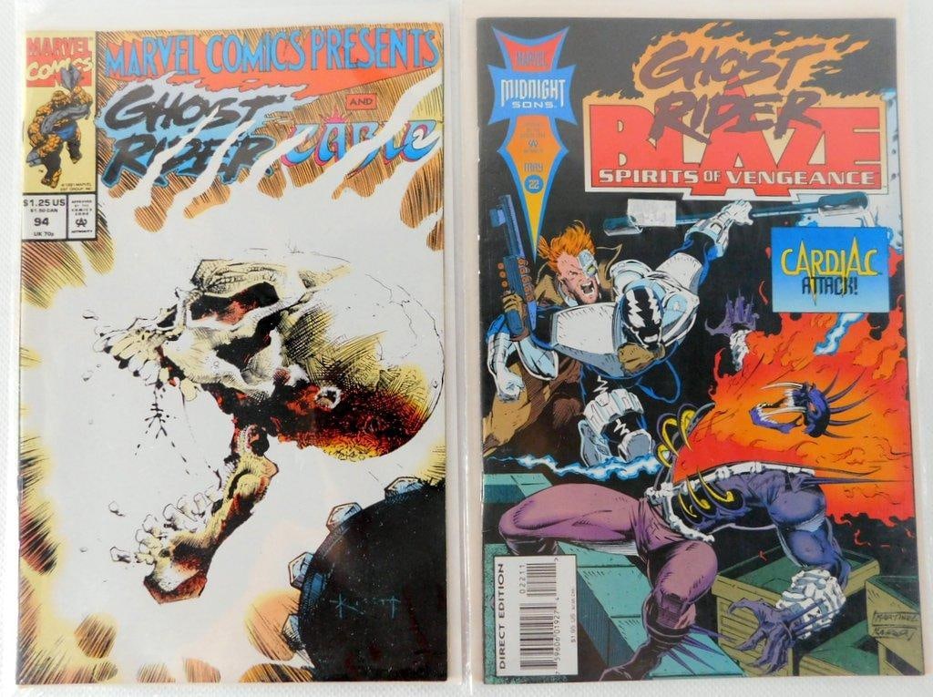 (Lot of 4) Marvel Comics Lot Featuring Ghost Rider, Wolverine, Cable, and Doctor Strange (1991-20... - 2