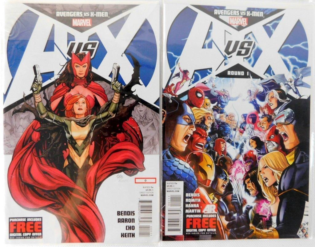 (Lot of 7) Comic Books Featuring Avengers, Batman, and The Flash (1991-2014) - 2