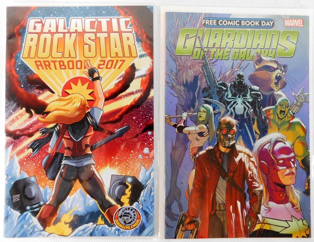 (Lot of 5) Comic Books Including Guardians of the Galaxy and The Infinity Gauntlet (1991-2017) - 2