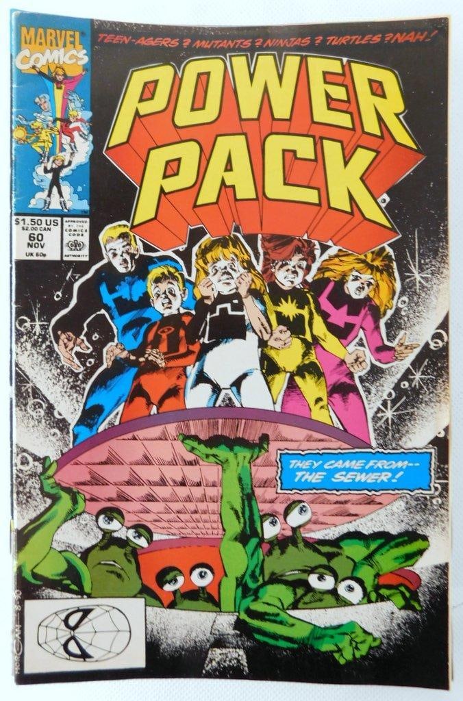 (Lot of 26) Comic Books Including Power Pack and More: Lot of 26 comic books including titles such as Power Pack Arion - Lord of Atlantis Team Titans Green Hornet The comics show some wear