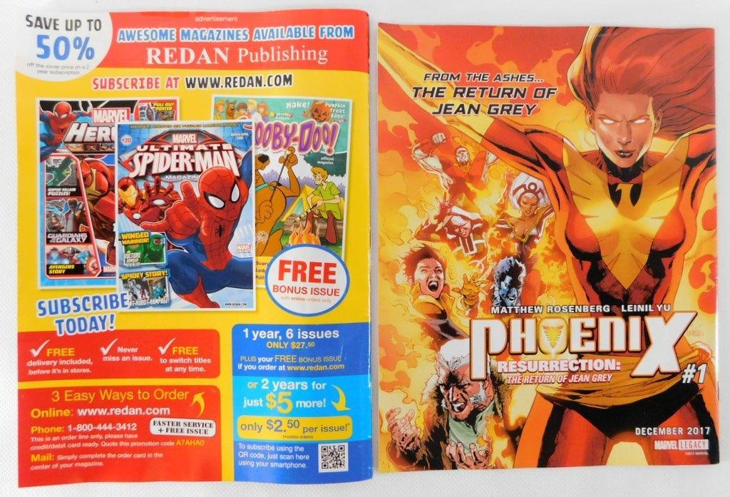 (Lot of 2) Marvel and Superman Magazine Featuring FOOM! #1 & Entertainment Weekly - 4