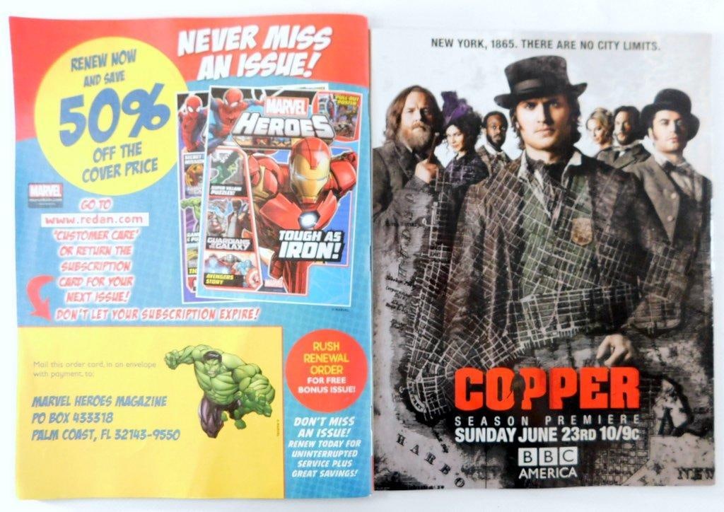 (Lot of 2) Marvel and Superman Magazine Featuring FOOM! #1 & Entertainment Weekly - 5