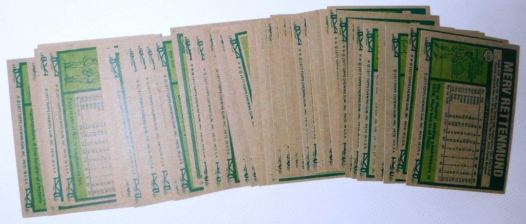 60- Topps Baseball Cards Including Willie Horton, All 1977 in Near Excellent Condition - 4
