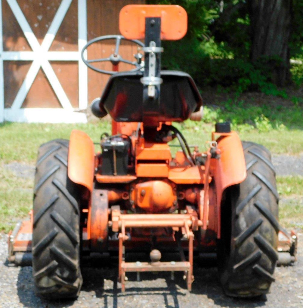 Economy Tractor Power King 14HP w/ Mower, Cab, Plow, Chains, and Sickle Bar - 3