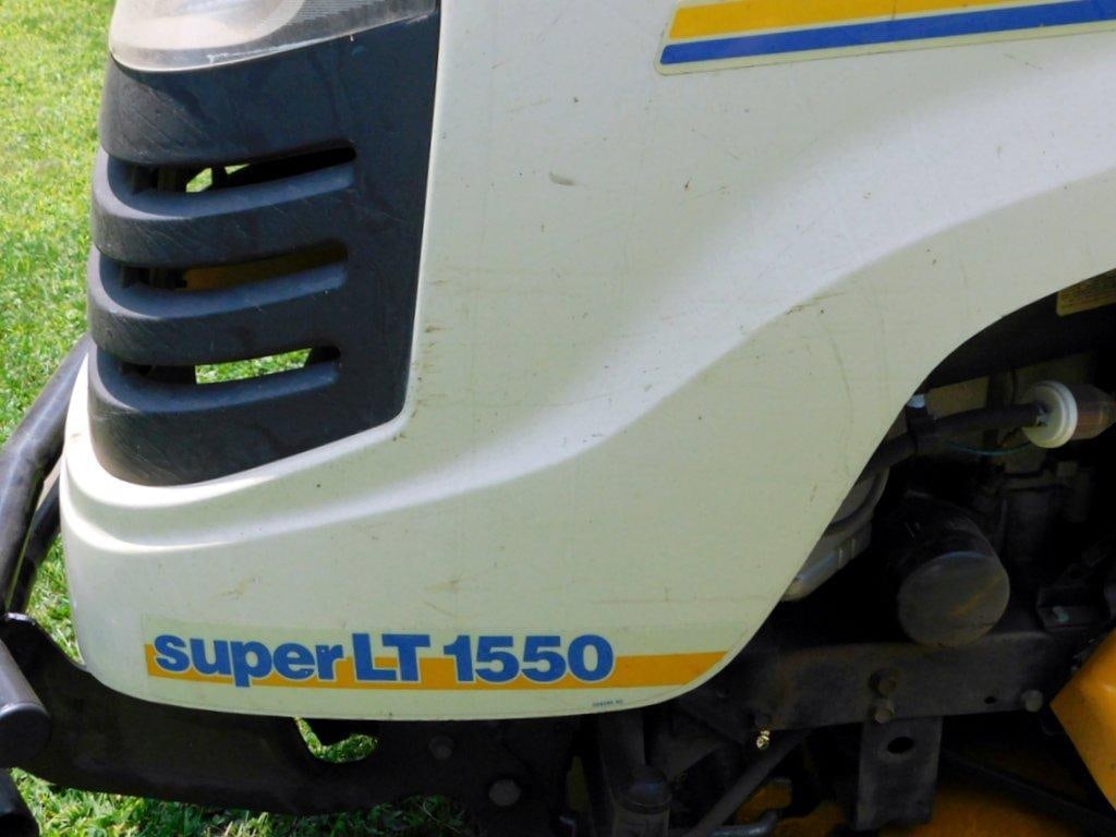 Cub Cadet Super LT 1550 Riding Lawn Mower w/ Grass Collector - 7
