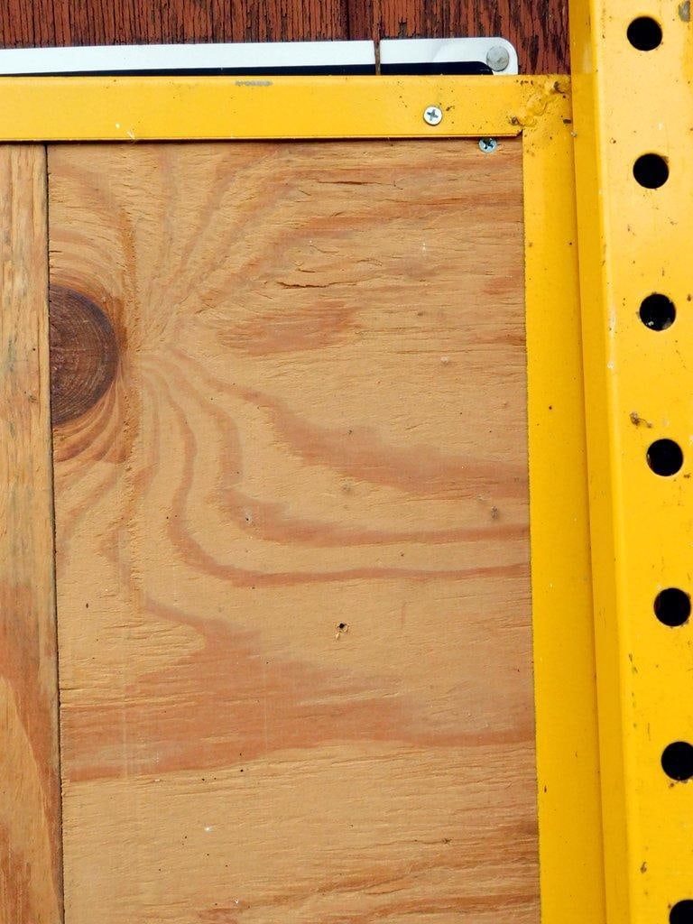 Yellow Portable Scaffolding w/ Metal Frame and Wood Platform - 7