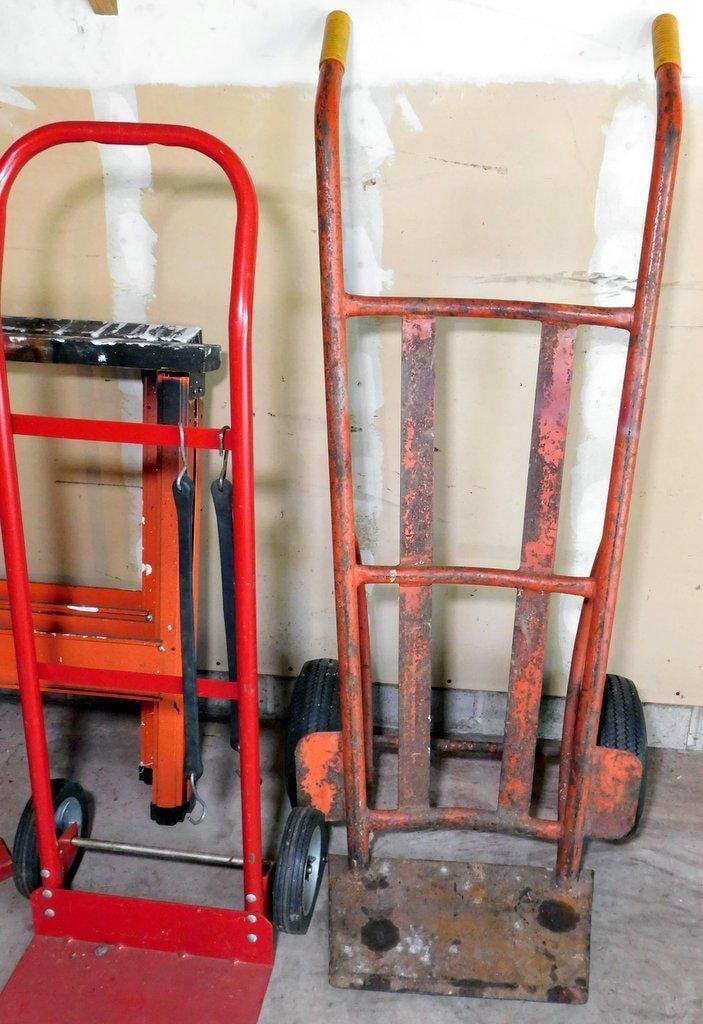Hand Trucks and Saw Horse Grouping - 2