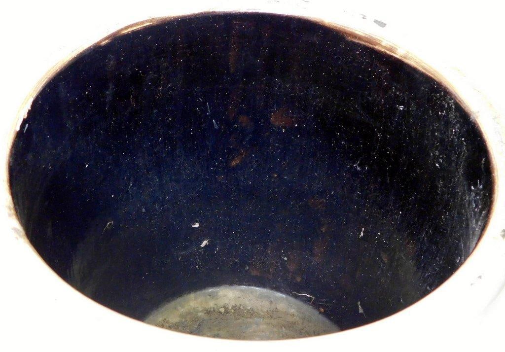 Antique Stoneware Crock w/ Crown 8 Gallon Mark, Robinson Ransbottom Pottery Company - 4