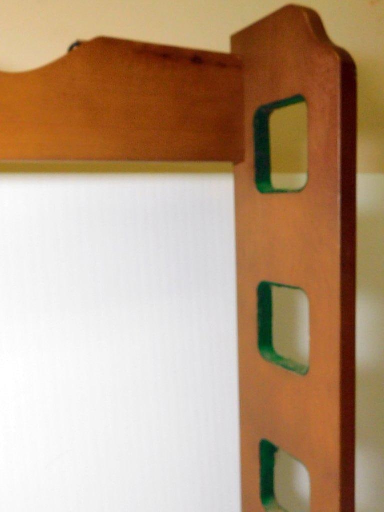 Wooden Gun Rack w/ Keyed Drawer and Ammunition Pieces - 4
