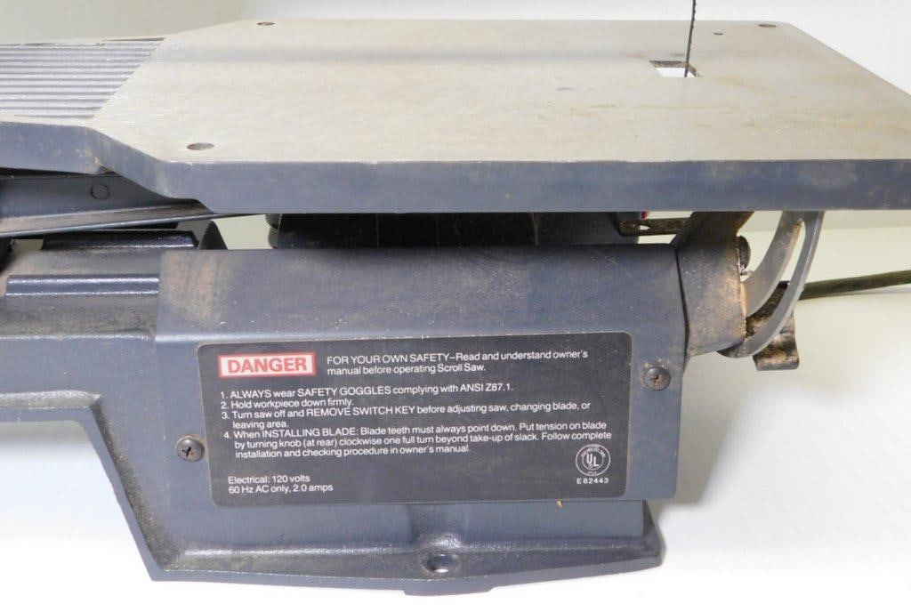 Craftsman 16-Inch Direct Drive Scroll Saw - 4