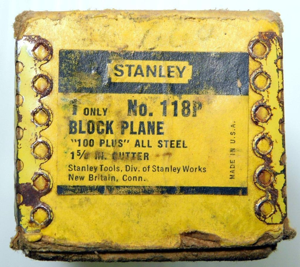 Stanley No. 118P Block Plane 15 Cutter w/ Original Box - 4