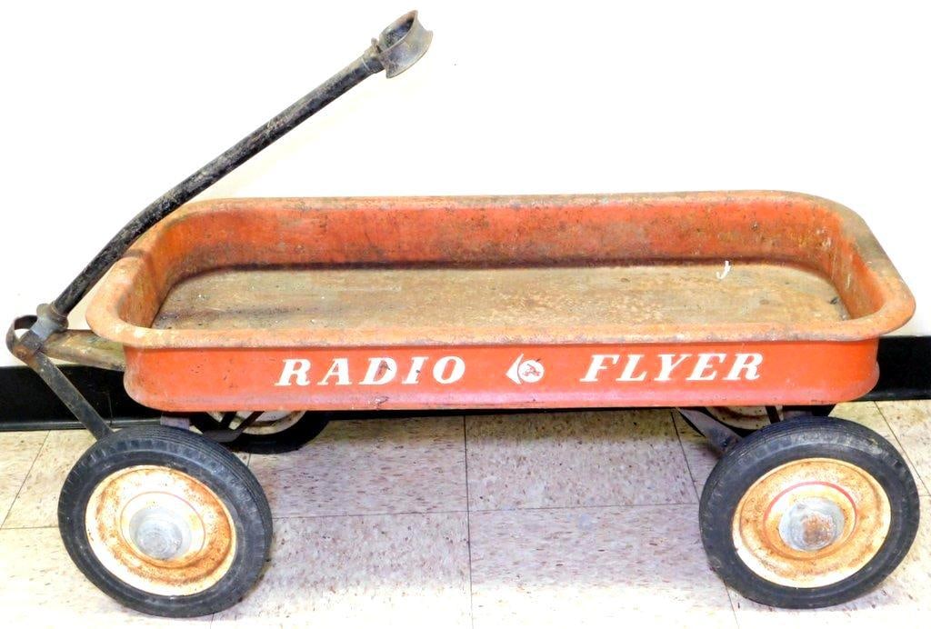 Metal Radio Flyer Red Wagon - 2