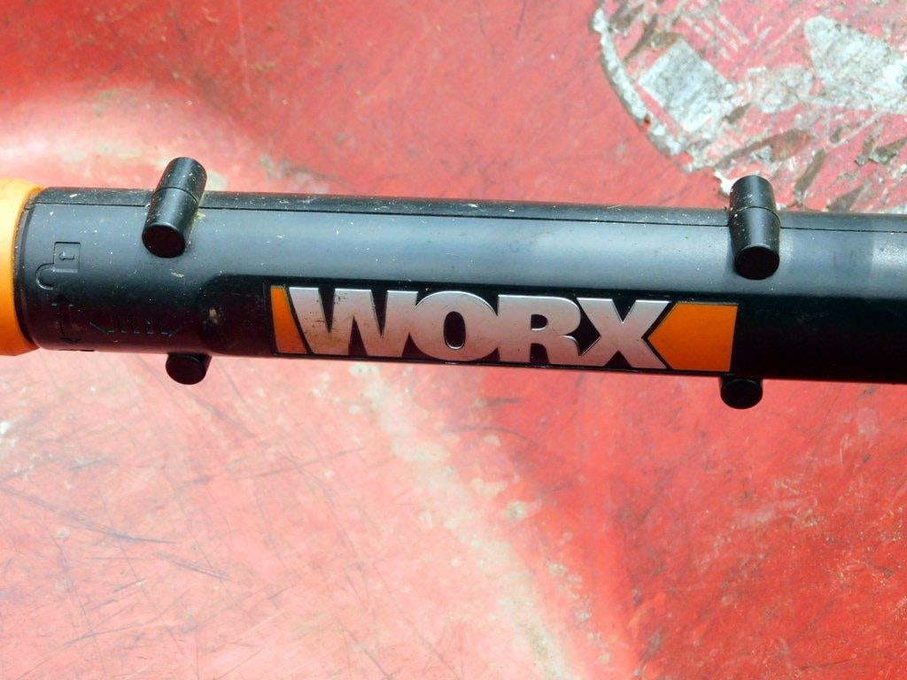 Red Ace Wheelbarrow and Worx Cordless Grass Trimmer Attachment - 7