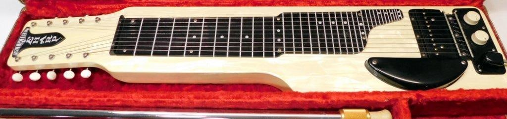 Alkire Eharp Electric Lap Steel Guitar w/ Case and Accessories - 2