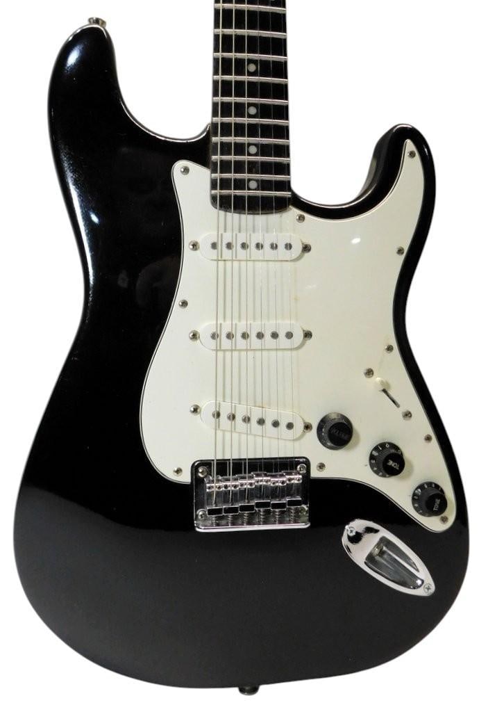 Squier by Fender Bullet Strat Electric Guitar in Black w/ Gig Bag - 2