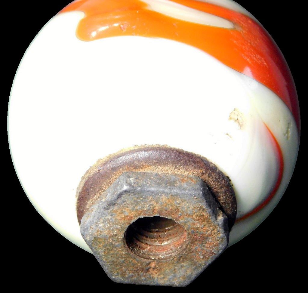 Swirled Marble Rat Rod Gear Shift Knob - 8