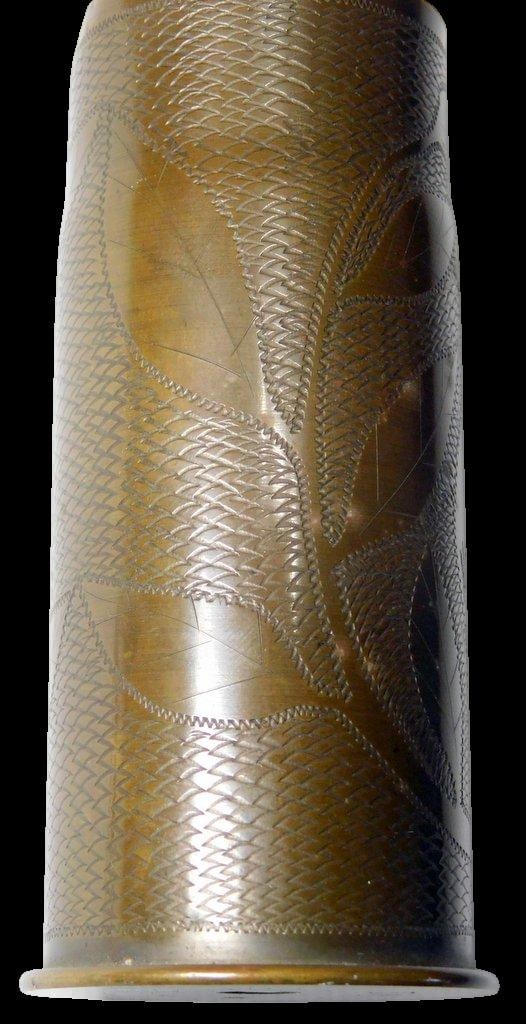 World War I Trench Art Brass Shell Case, 1918 - 5