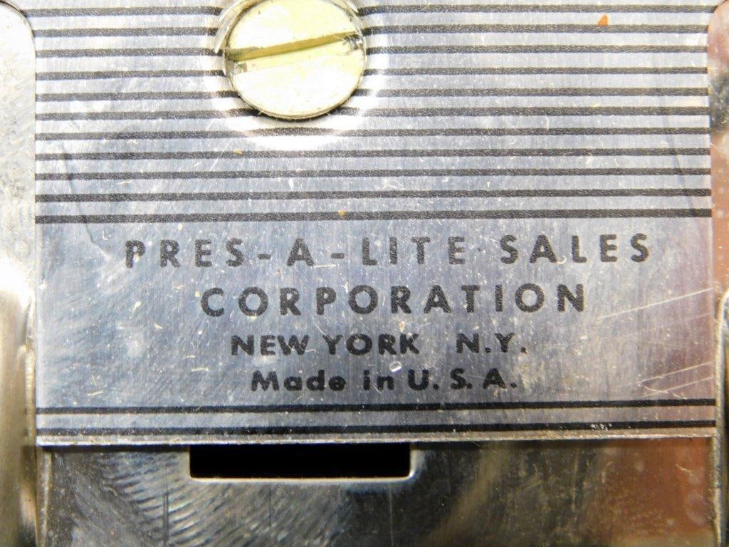 Pres-A-Lite Automatic Cigarette Lighter w/ Original Box - 10