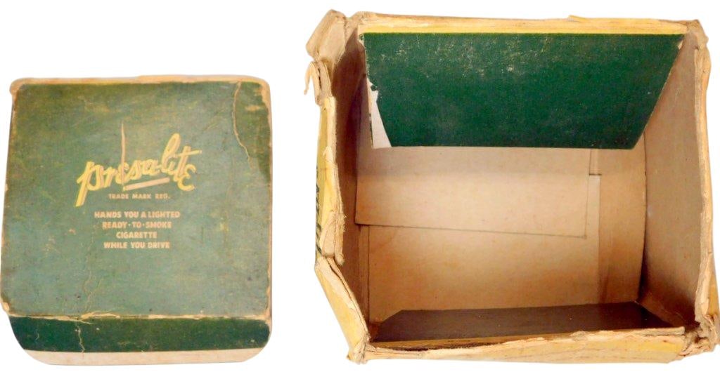 Pres-A-Lite Automatic Cigarette Lighter w/ Original Box - 11