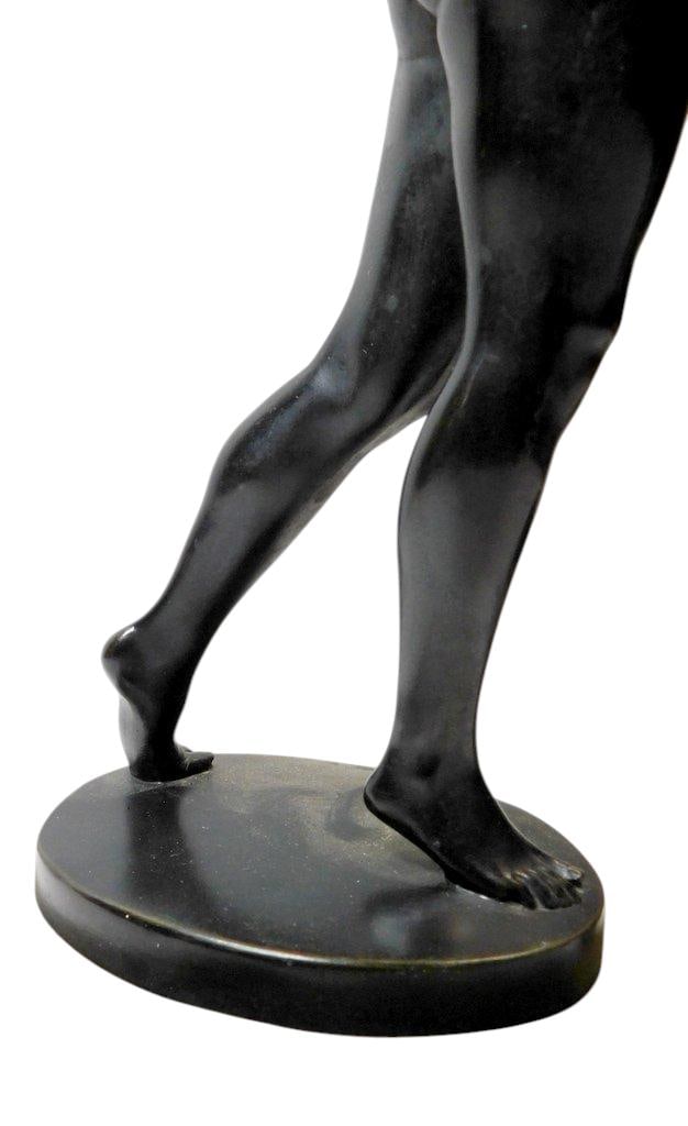 Bronze Nude Female Sculptures on Marble Bases - 6