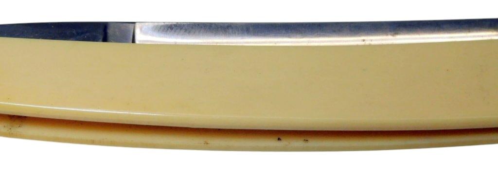 Clauss 'Barber's Special' Straight Razor w/ Cream Handle, Includes Origianal Box - 7