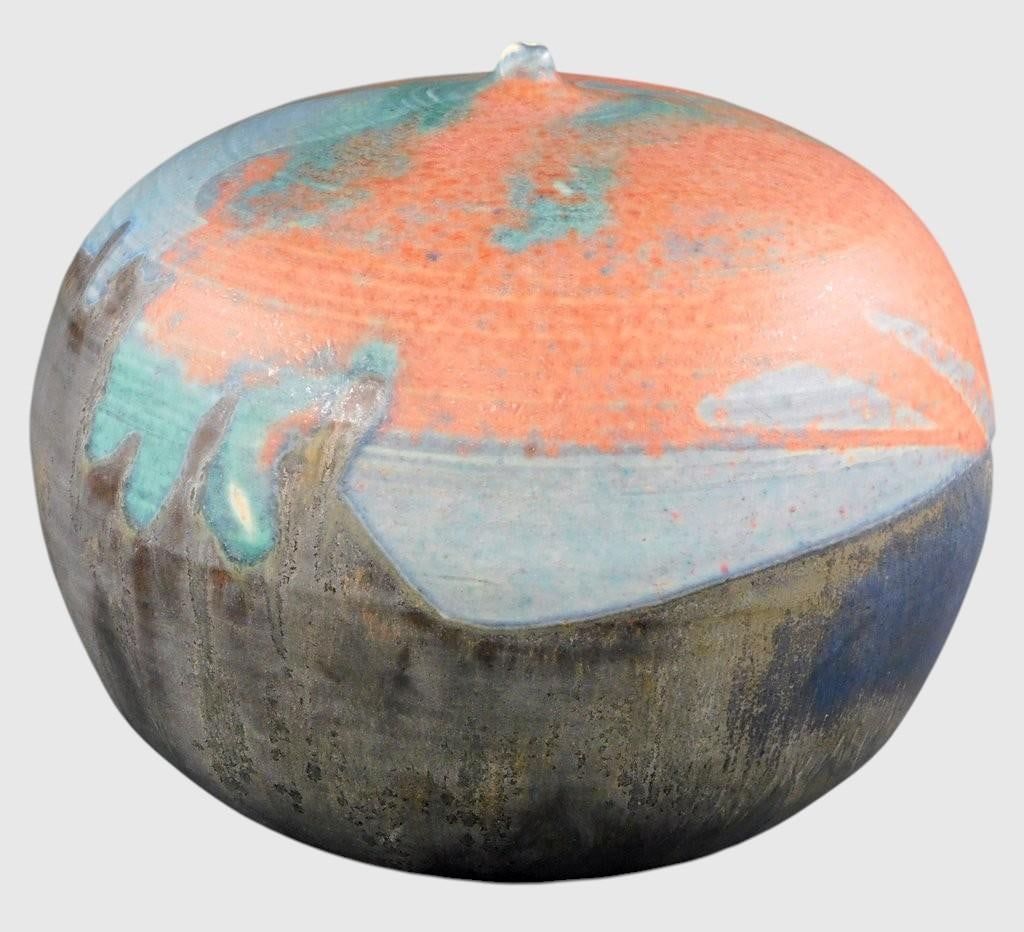 Toshiko Takaezu Closed Form Moon Pot Vessel w/ Rattle - 4
