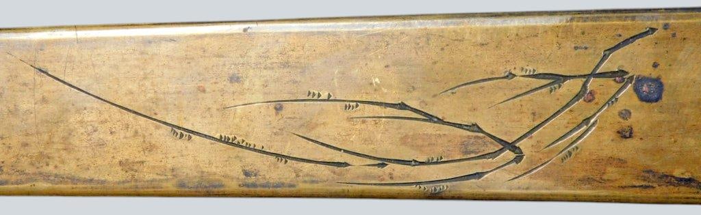 Meiji-Era (18681912) Japanese Mixed-Metal (Shakudo and Bronze) Page Turner and Letter Opener - 5