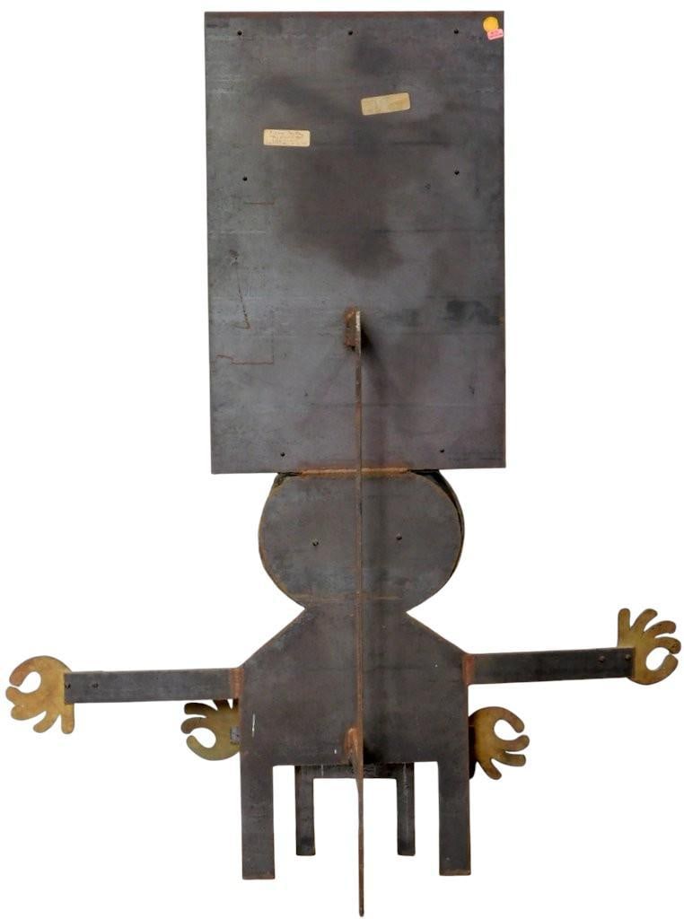 Pierre Caille 'Big Wizard and Small Wizard,' Iron and Steel Sculpture, 1962 - 10