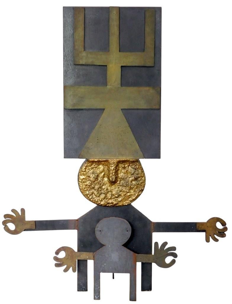 Pierre Caille 'Big Wizard and Small Wizard,' Iron and Steel Sculpture, 1962 (1 of 14)