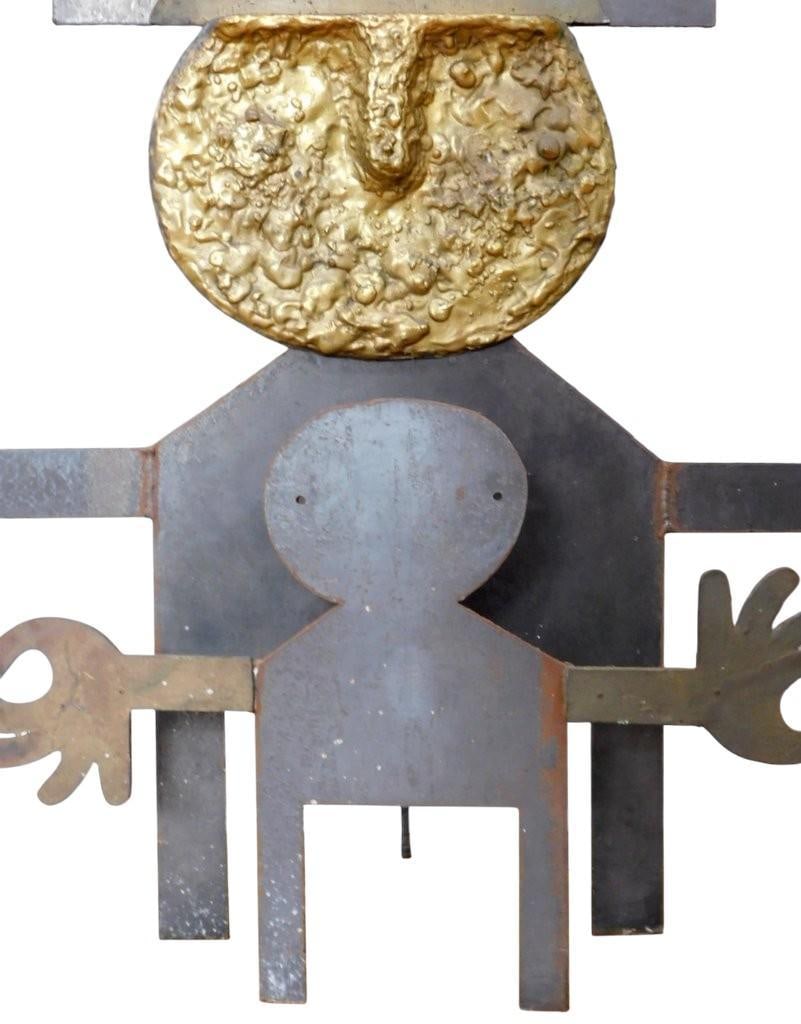 Pierre Caille 'Big Wizard and Small Wizard,' Iron and Steel Sculpture, 1962 - 4