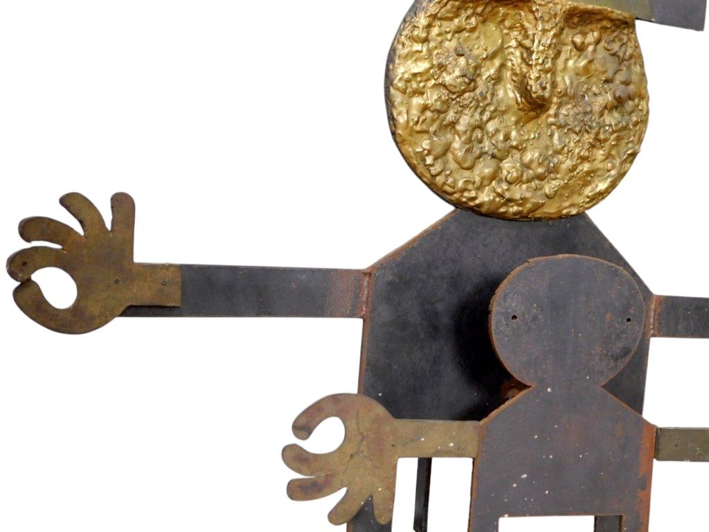 Pierre Caille 'Big Wizard and Small Wizard,' Iron and Steel Sculpture, 1962 - 5