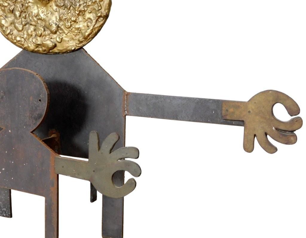 Pierre Caille 'Big Wizard and Small Wizard,' Iron and Steel Sculpture, 1962 - 6