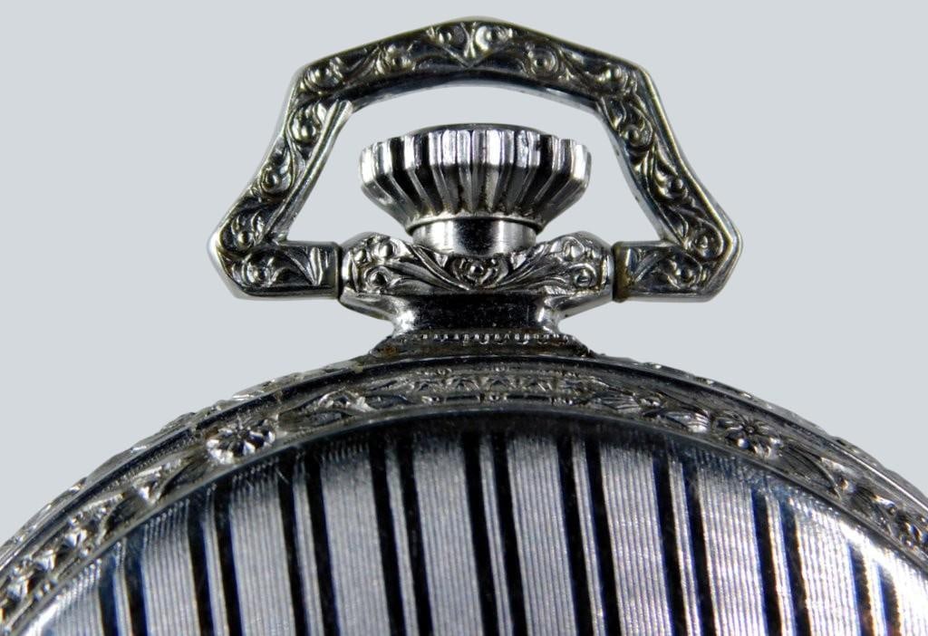 New York Standard 15-Jewel Pocket Watch w/ Engraved Case - 12