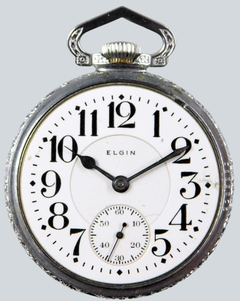 Elgin 21-Jewel Pocket Watch w/ Supreme IWCCO Case: Very good condition Based on Serial Number: 18154486 Production Year :1915 Size :16s Jewels :21 jewels Grade :388 Model :15 Class :98 Run Quantity :1000 Production Dates :1910 to 1917 Total Grade Prod