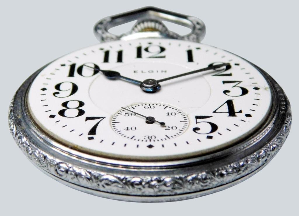 Elgin 21-Jewel Pocket Watch w/ Supreme IWCCO Case - 7