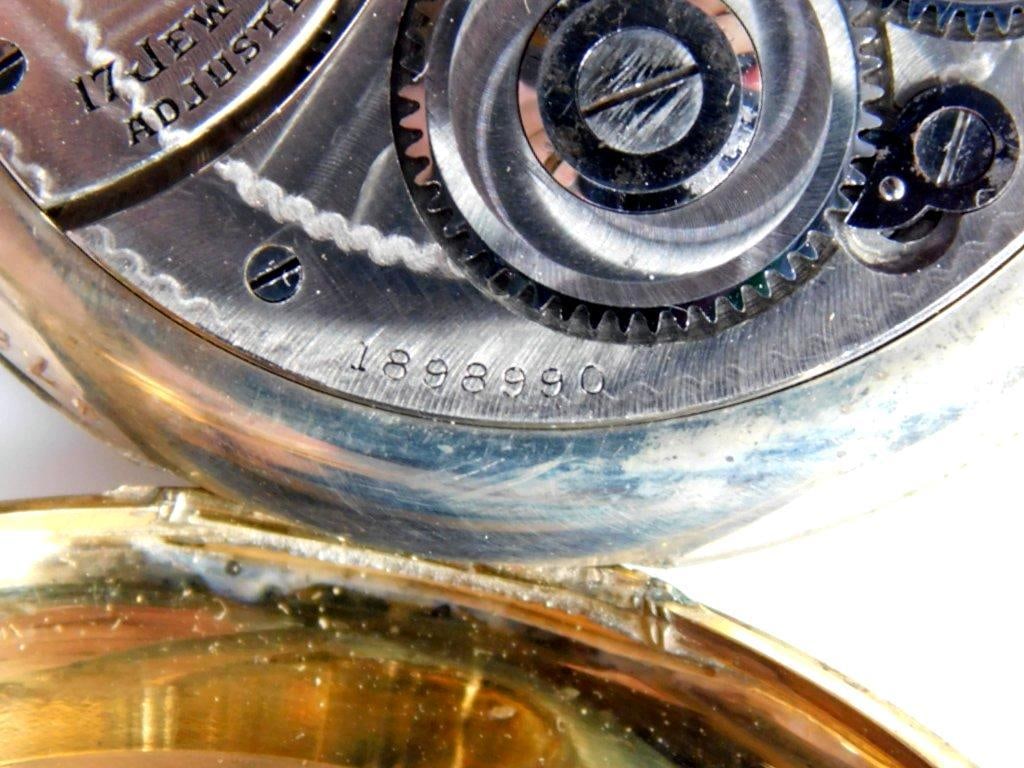 Hamilton 17-Jewels Gold-Plated, Grade 910 Pocket Watch - 11
