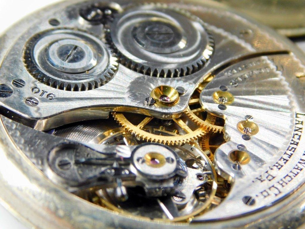 Hamilton 17-Jewels Gold-Plated, Grade 910 Pocket Watch - 14