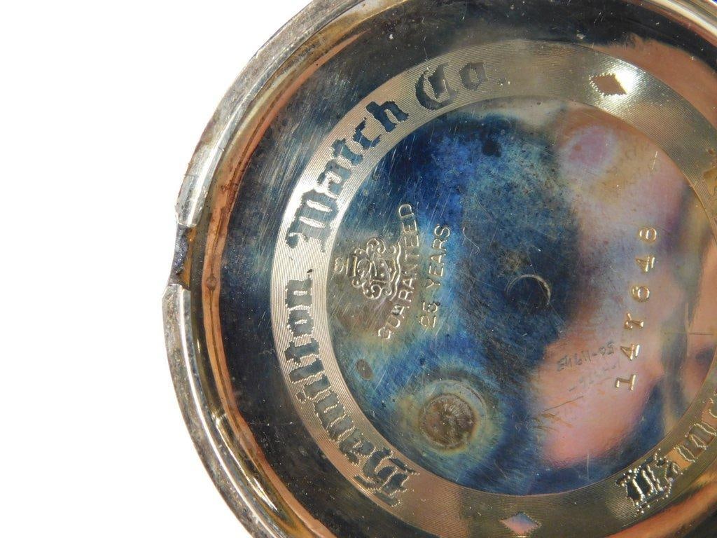 Hamilton 17-Jewels Gold-Plated, Grade 910 Pocket Watch - 15