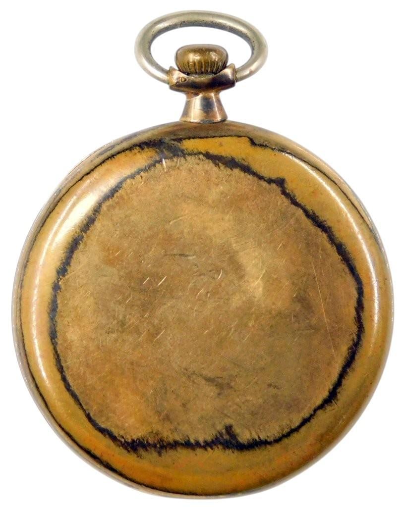 Hamilton 17-Jewels Gold-Plated, Grade 910 Pocket Watch - 8