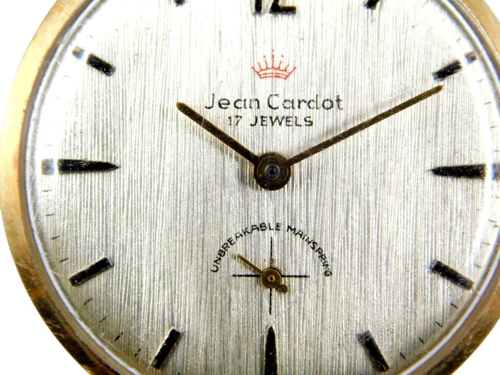 14K Gold Jean Cardot 17 Jewel Men's Vostok Wristwatch - 2