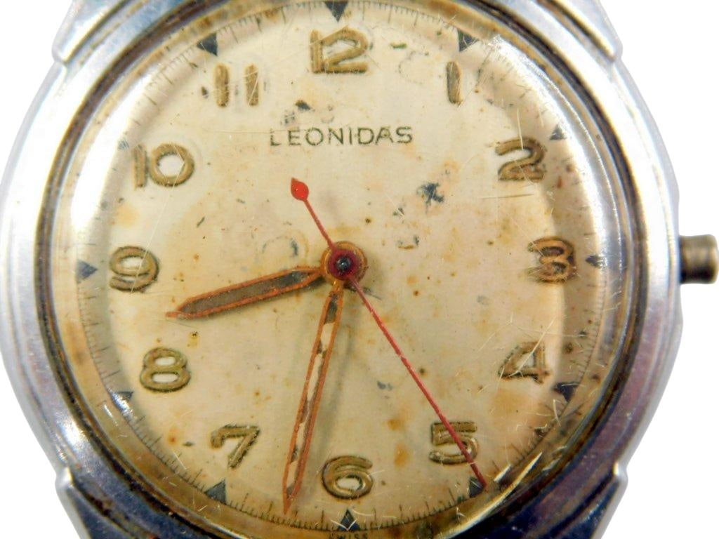Leonidas Men's Military Swiss-Made Antimagnetic Stainless Steel Wristwatch - 2