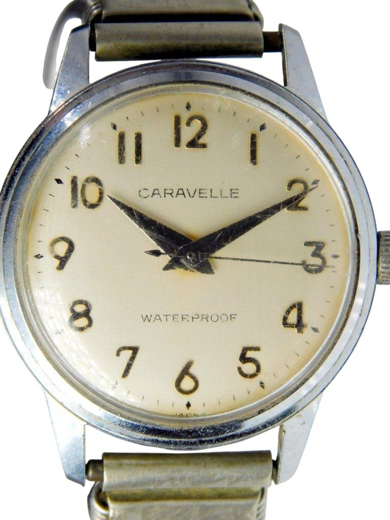 Caravelle Stainless Steel Waterproof Wristwatch - 3