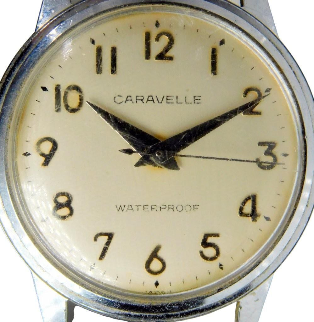 Caravelle Stainless Steel Waterproof Wristwatch - 4