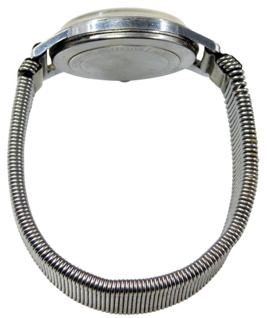 Caravelle Stainless Steel Waterproof Wristwatch - 5