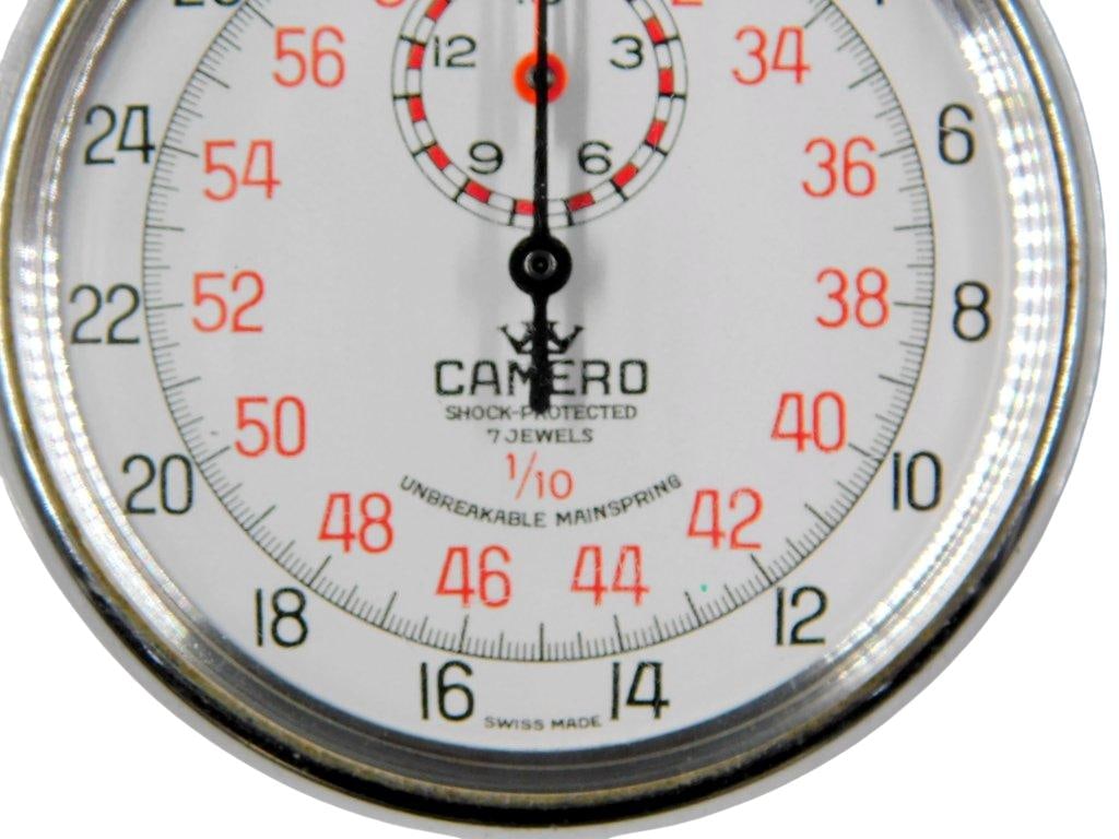 Swiss Made Camero 7 Jewels 1/10 Mechanical Stopwatch - 4