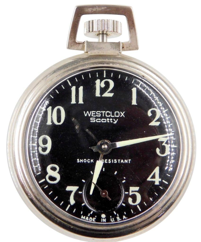 Grouping of Older Pocket Watches: Westclox and Rex, (3) - 10
