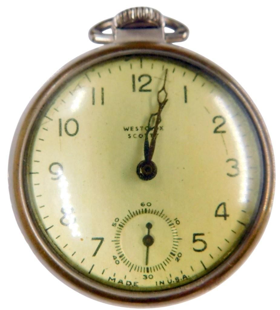 Grouping of Older Pocket Watches: Westclox and Rex, (3) - 2